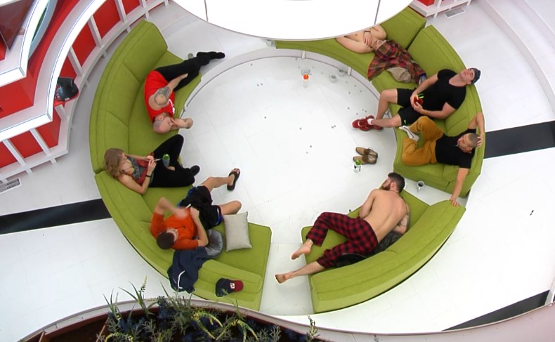 HGs relax in the living room