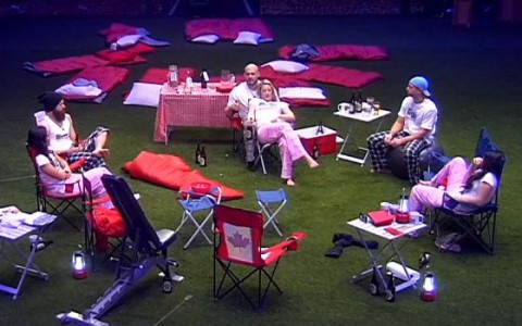 Big Brother Canada HGs camp out
