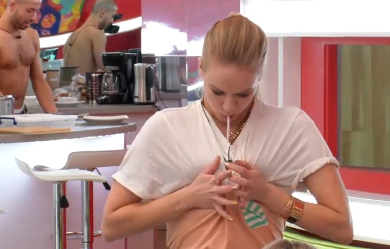 Heather shows off her talent