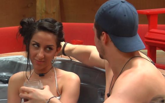 Neda and Jon on Big Brother Canada