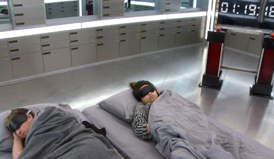 Bobby & Sindy asleep in the Vault