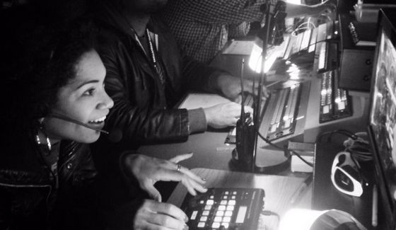 Arisa Cox in BBCAN control room - Source: Twitter
