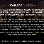 Big Brother Canada 9 Vote