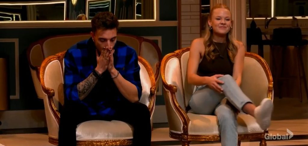 Big Brother Canada 11-Claudia and Dan on the Block