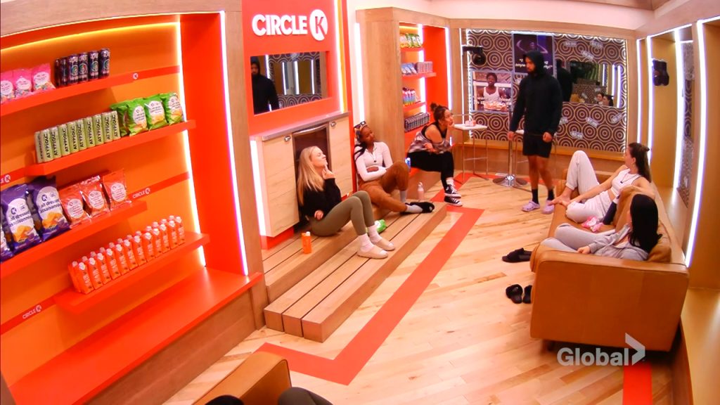 Big Brother Canada 11-Ty, Kuzie, Anika, Renee, Claudia, Santina, Shanaya, and Ty