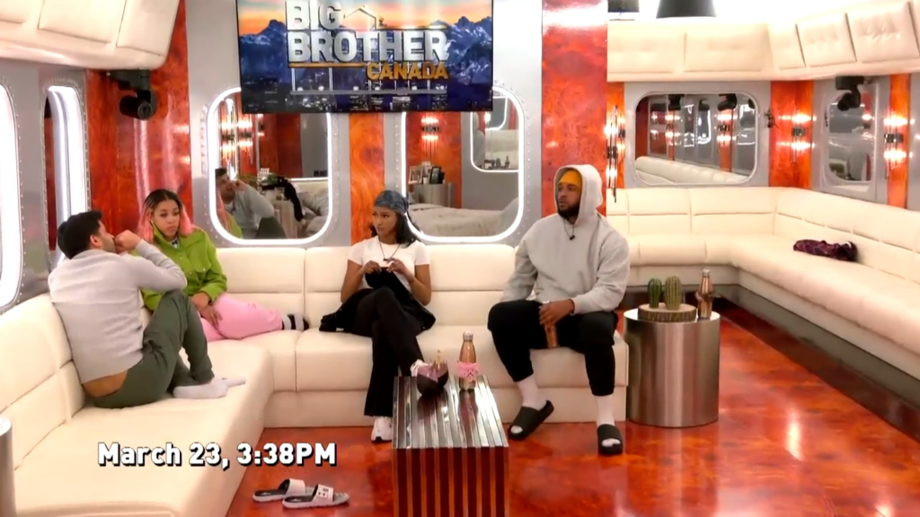 Big Brother Canada 12-Victoria, Anthony, Kayla, and Vivek